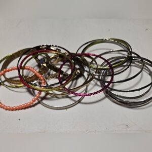 20 PCS Metal Bangle Lot 14